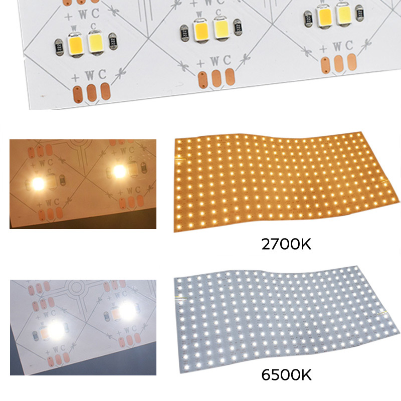 24V 2835 CCT Flexible Tunable White LED Backlight Sheet 22x11 24V 2835 CCT Flexible Tunable White LED Backlight Sheet 22x11
